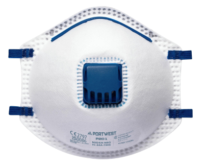 VALVED MASK BOX OF 10
